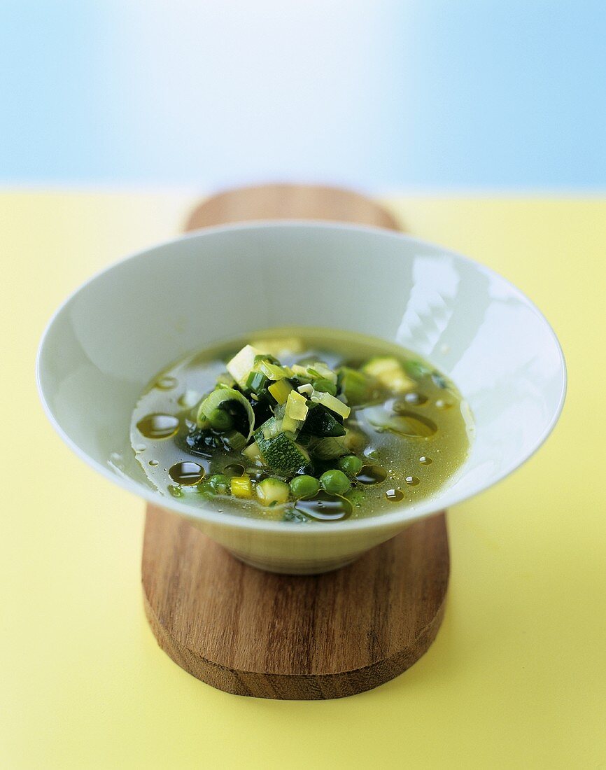 Green vegetable soup