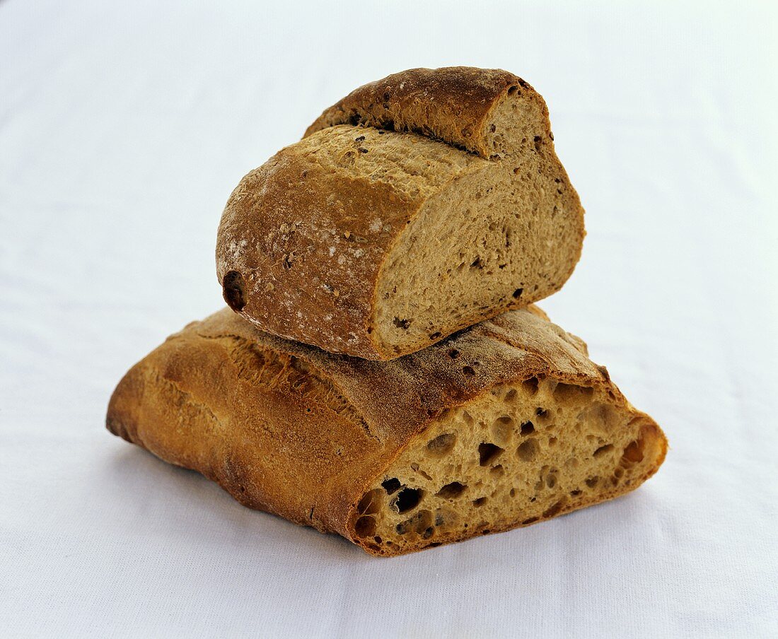 Yeast bread and sourdough bread