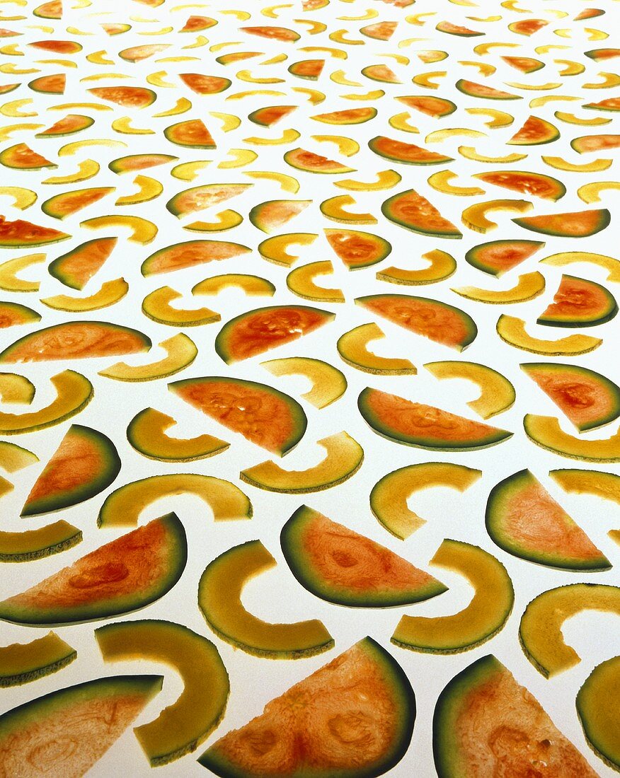 Slices of melon