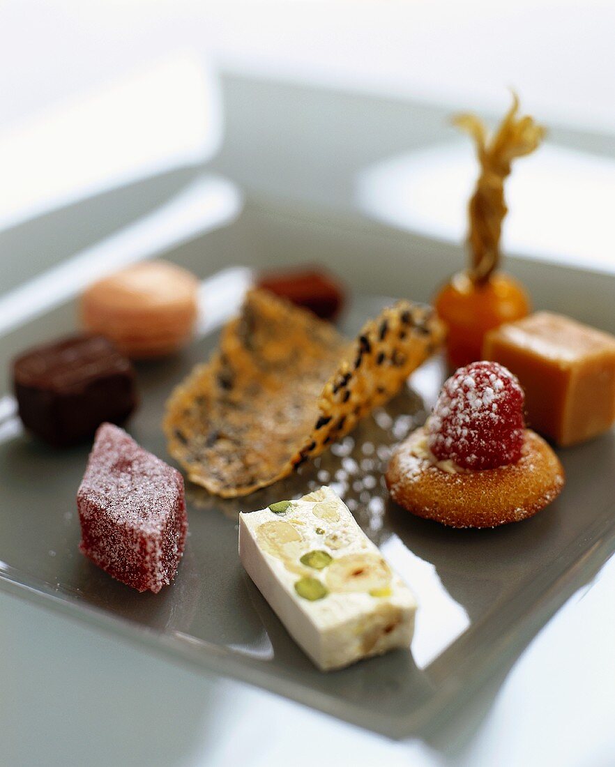 Assorted sweets and petit fours