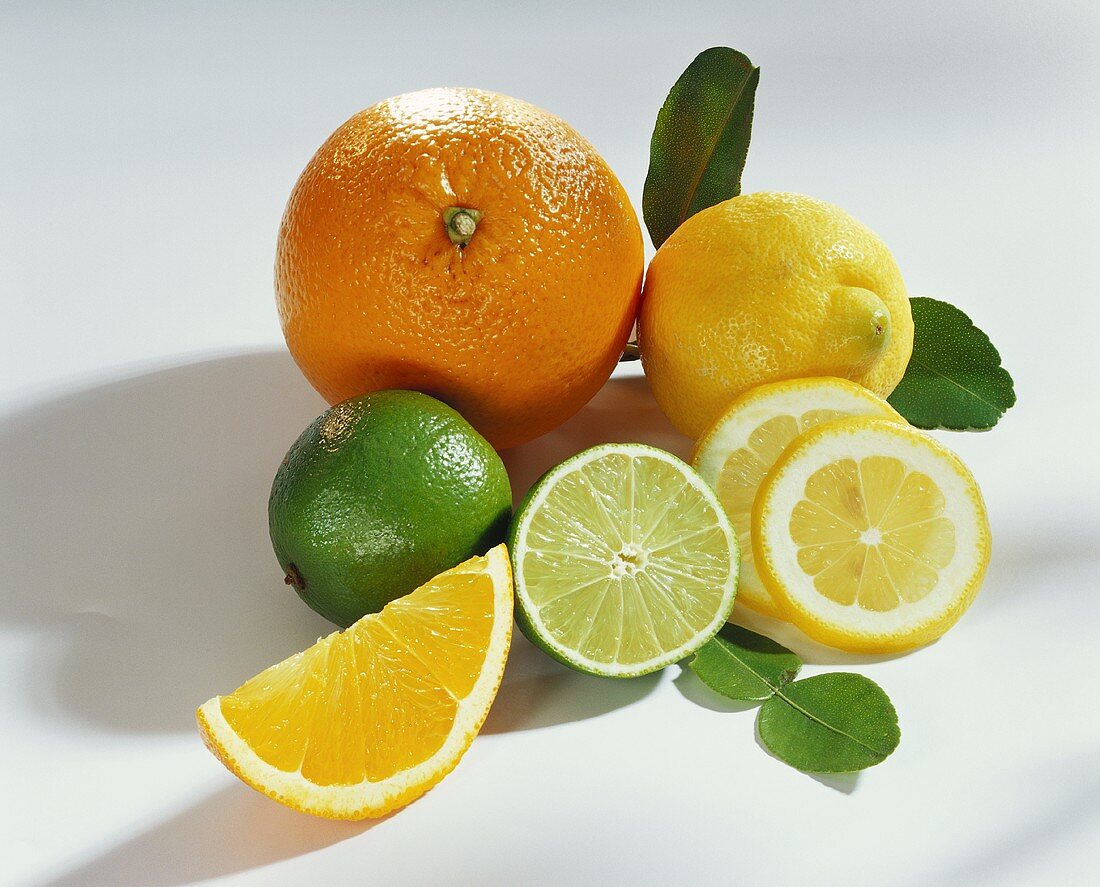 Various citrus fruits