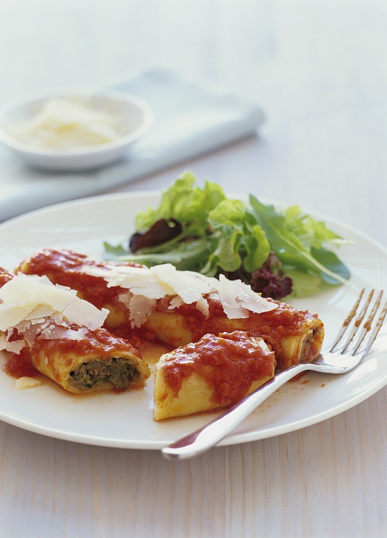 Cannelloni mit Rinderhack