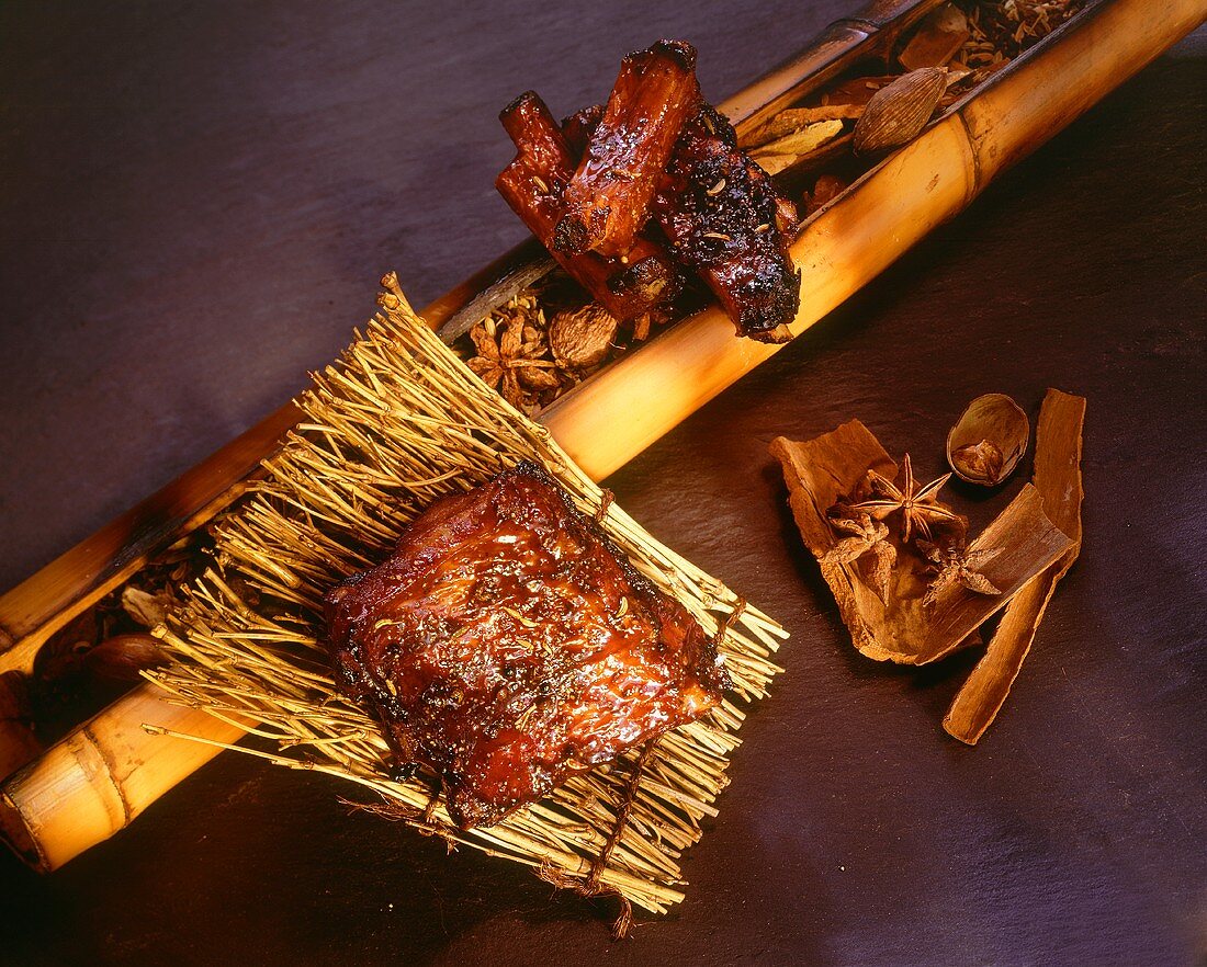 Braised shin of beef, Indonesian style