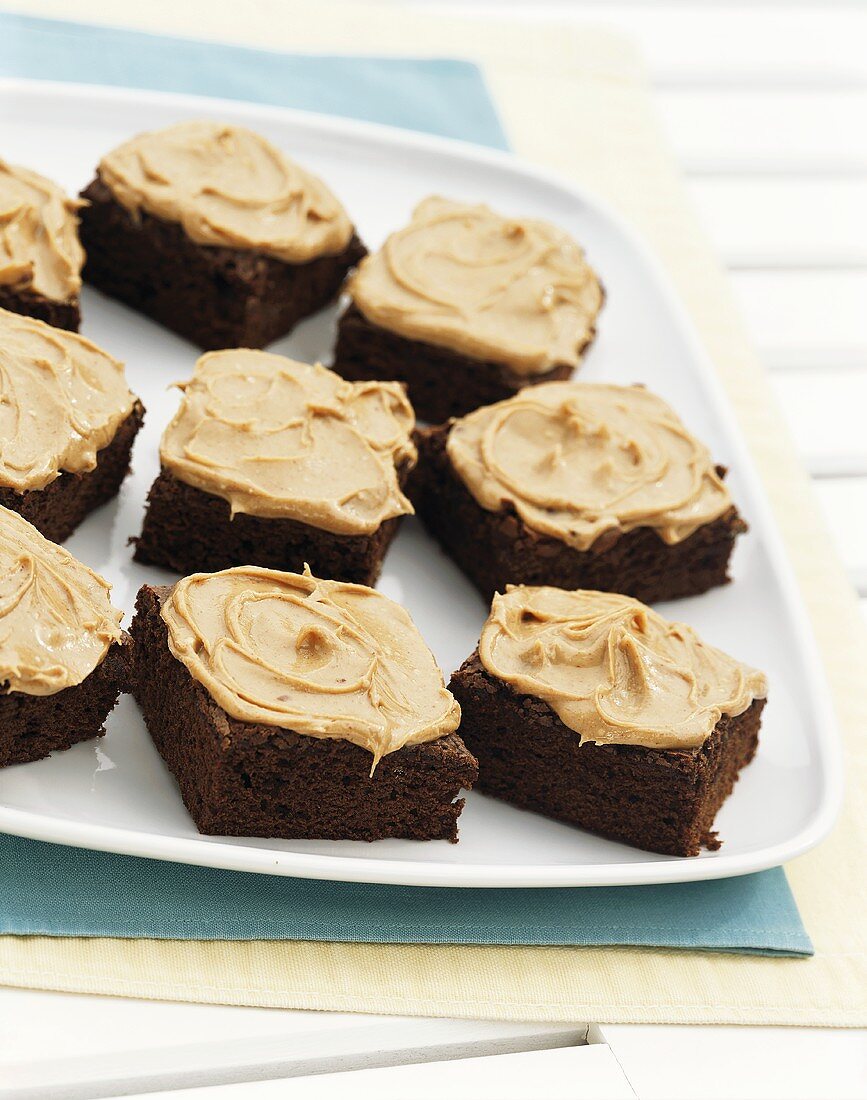 Brownies with peanut butter