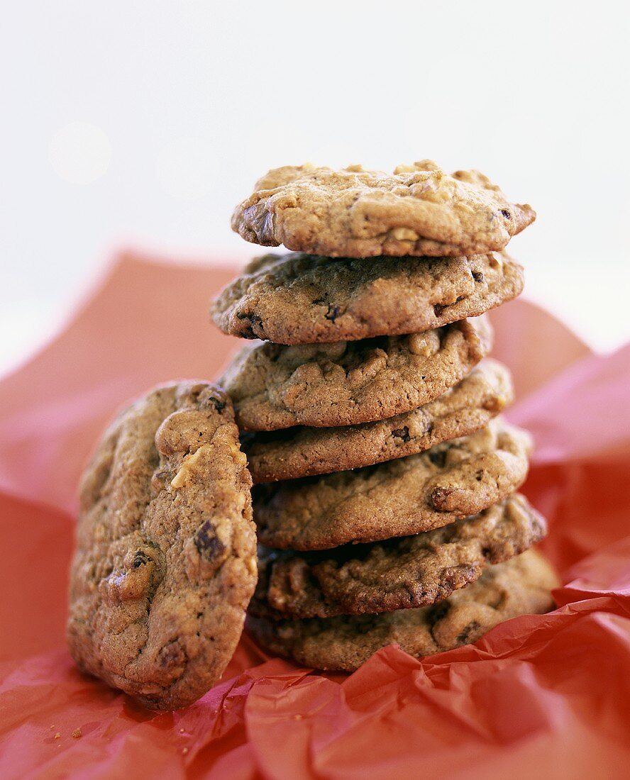 Walnut and fig cookies