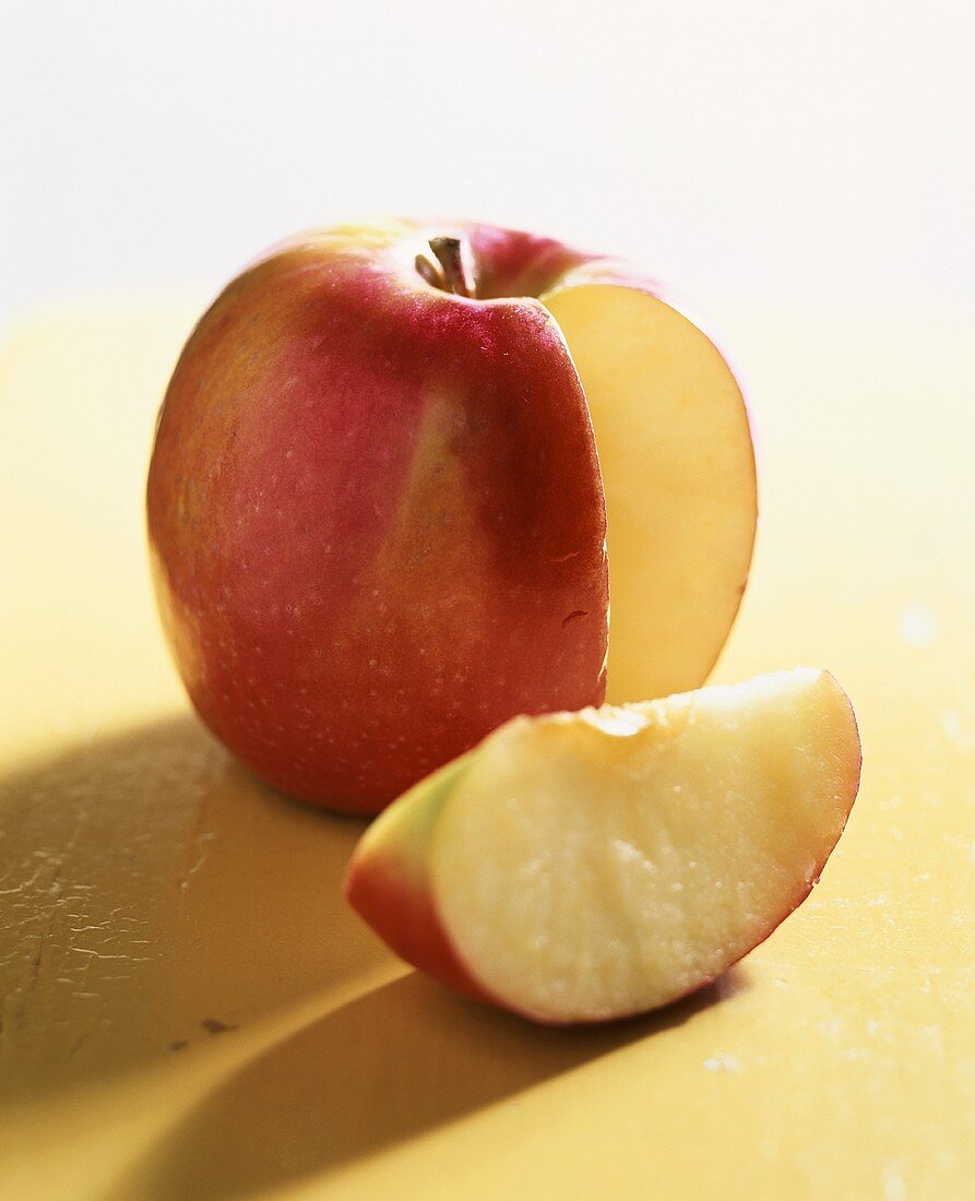 An apple (variety Pink Lady)