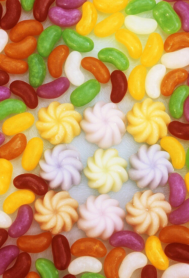 Jelly beans and jelly sweets