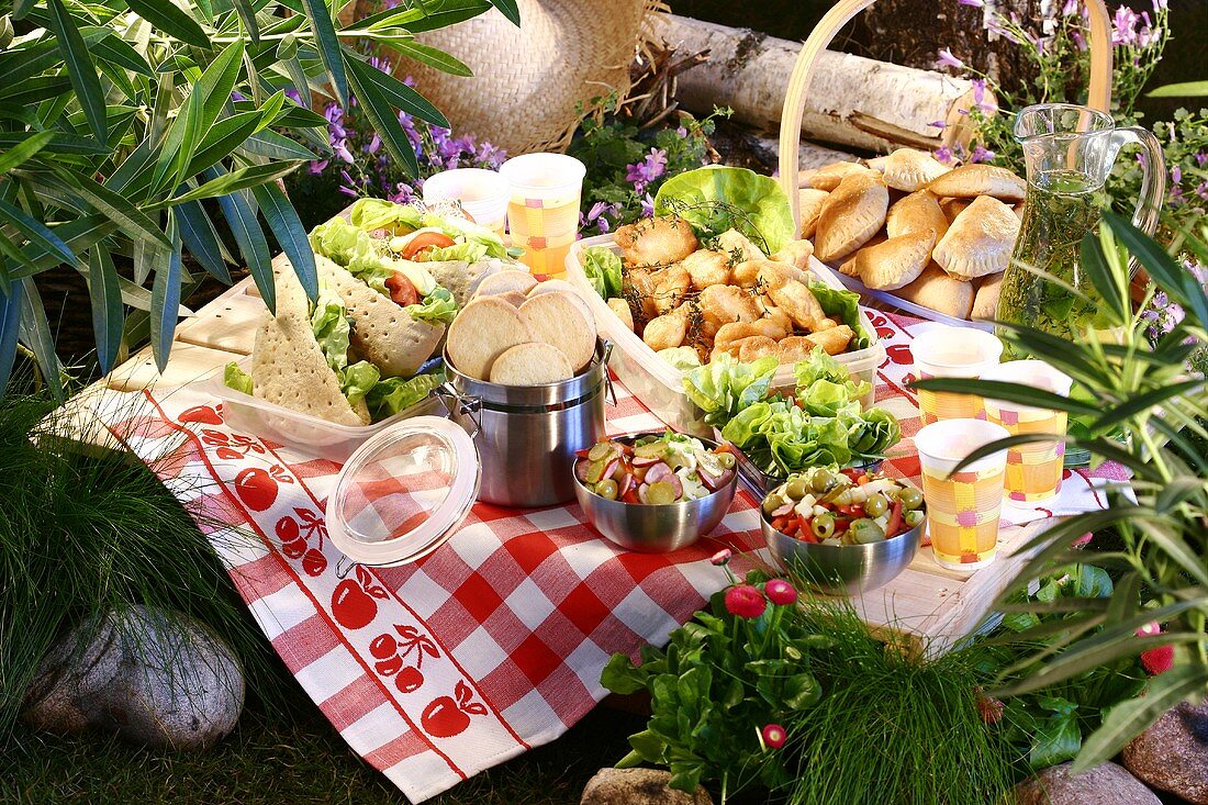 Picnic in the garden