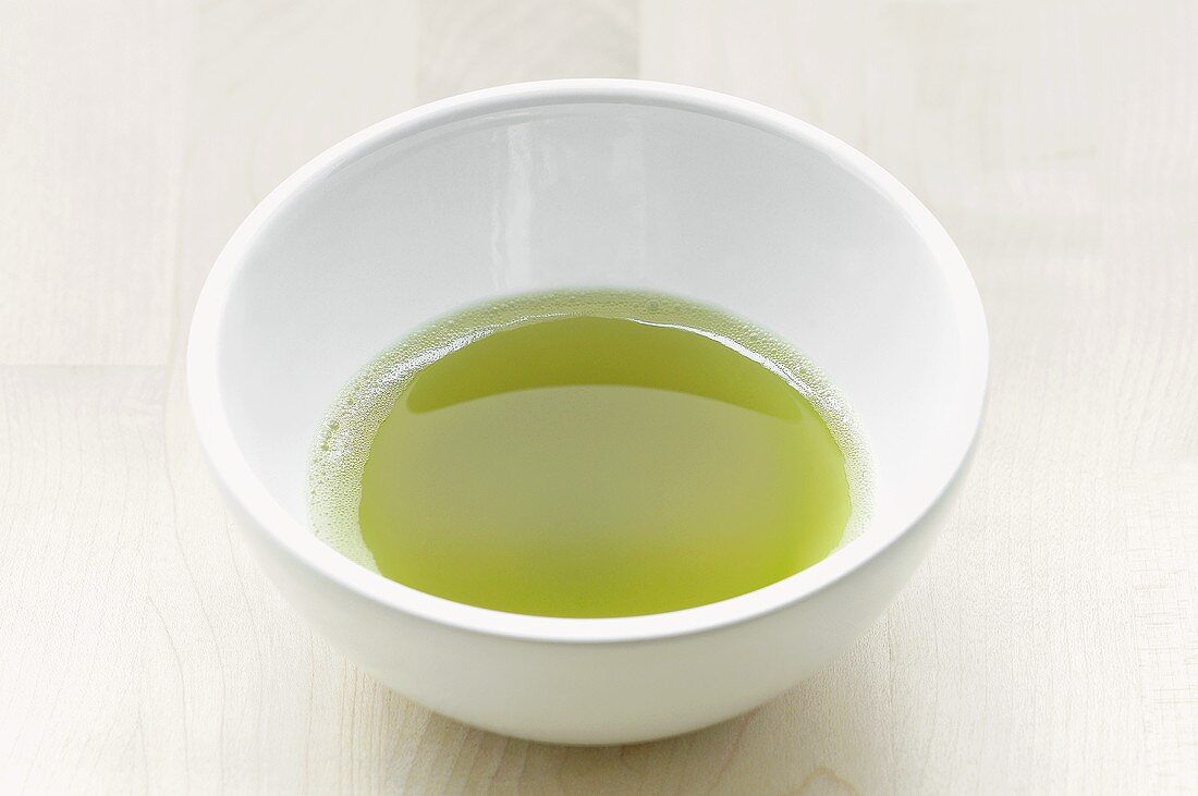 Bowl of green matcha tea (Japan)