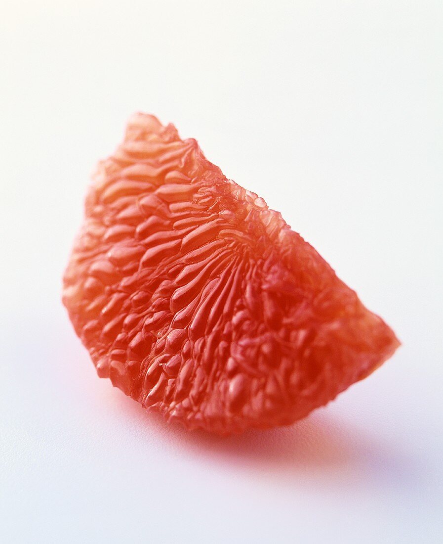 A segment of grapefruit