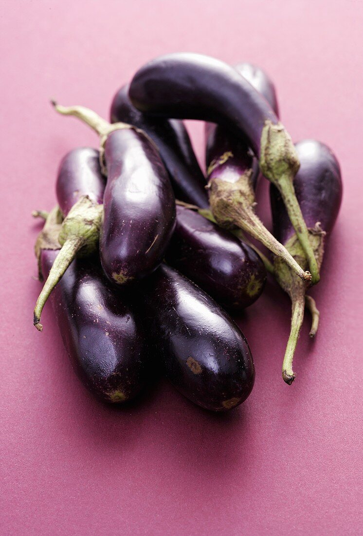 Baby aubergines