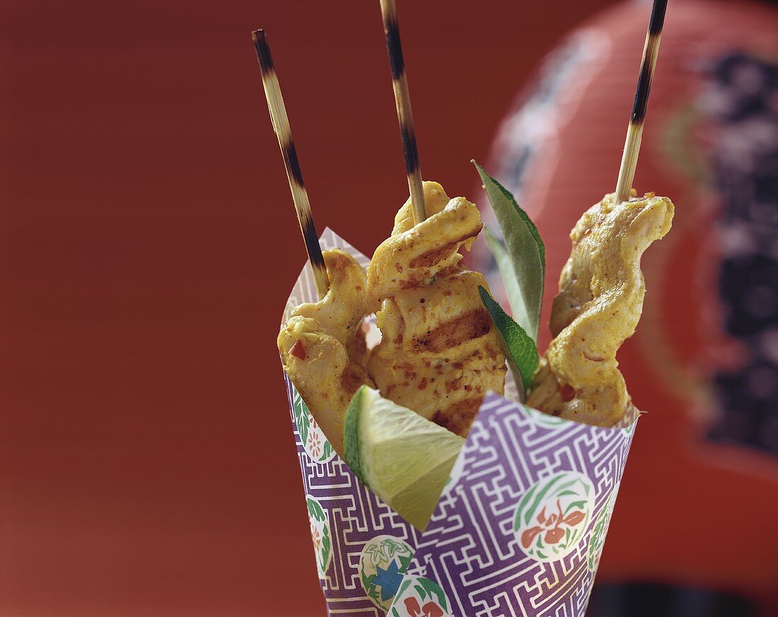 Spicy satay (Indonesia)