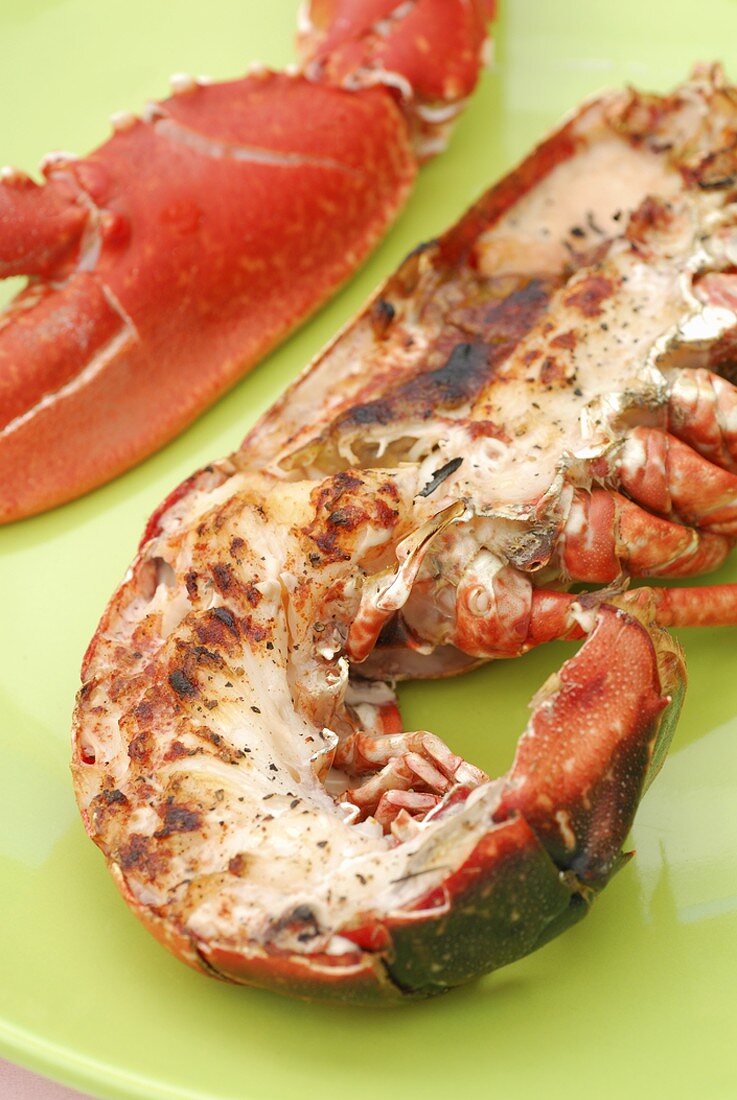 Grilled lobster