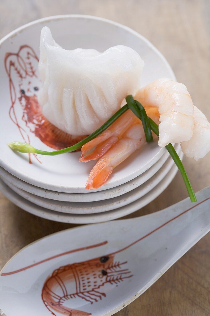 Dim sum with prawns (China)