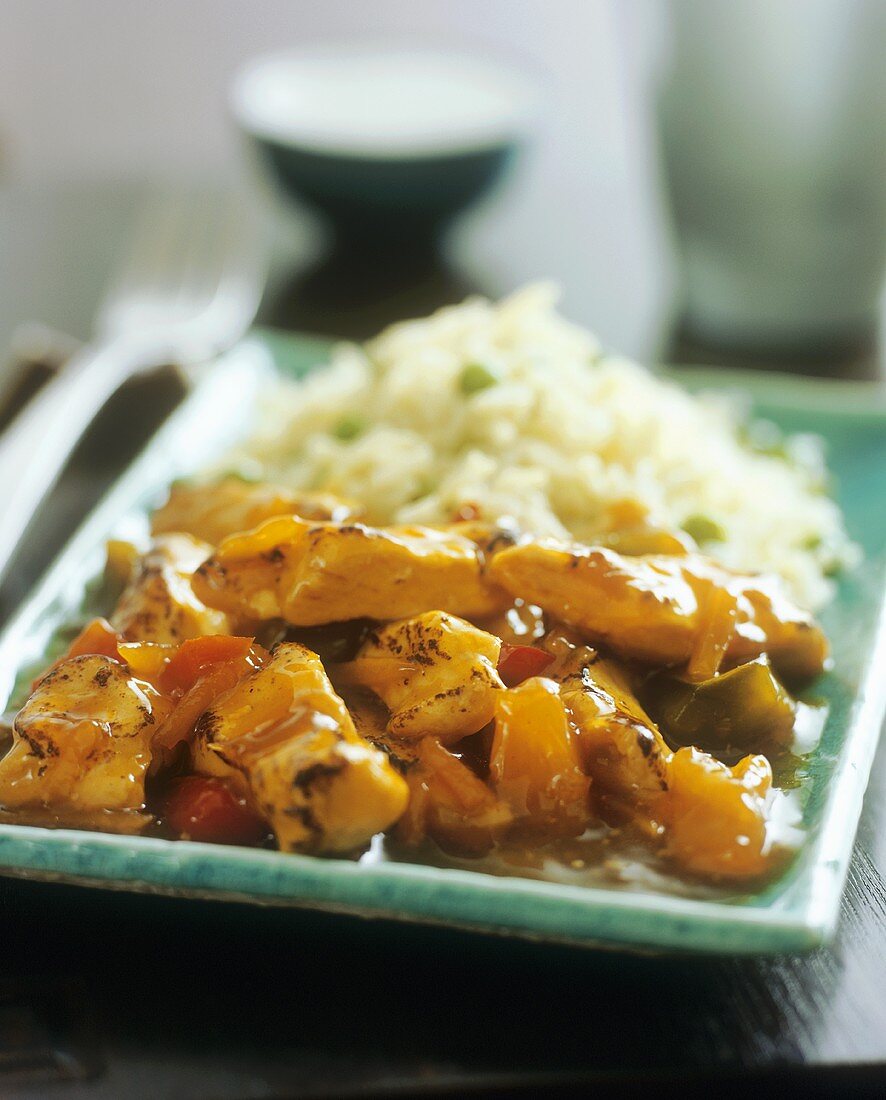 Sweet and sour chicken