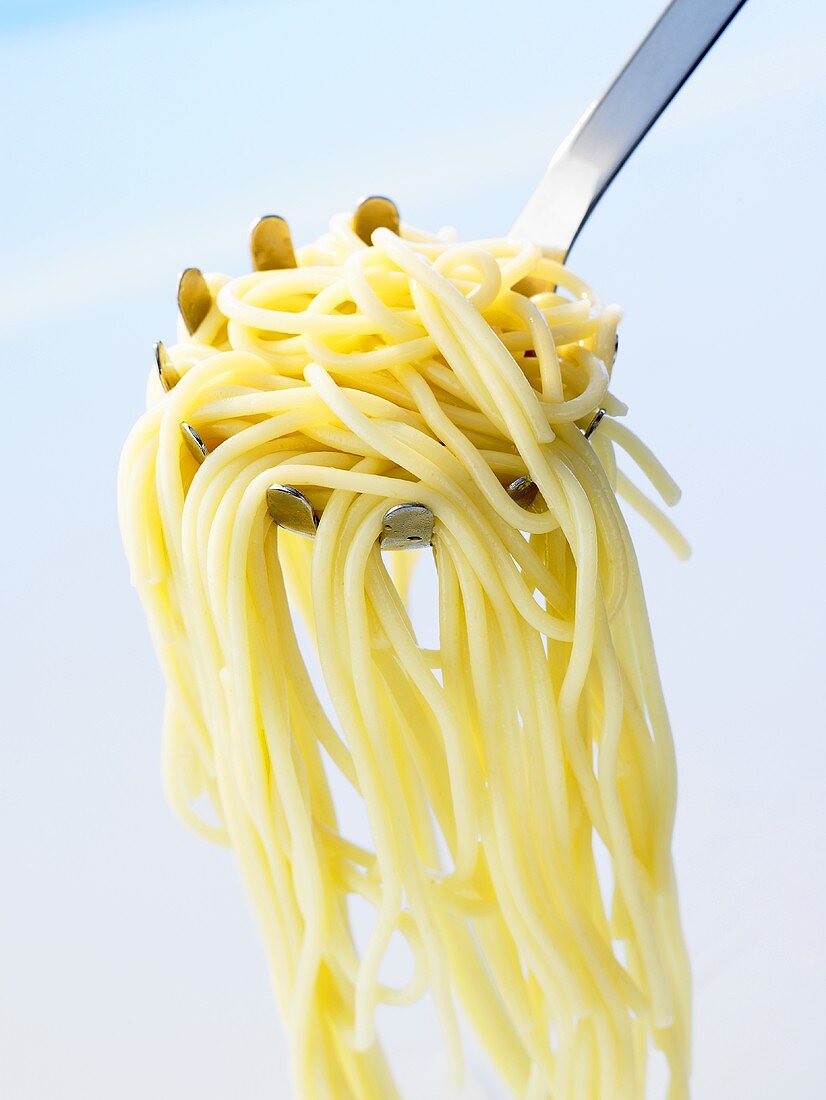 Spaghetti auf Spaghettiheber