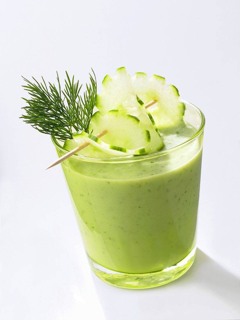 Cucumber buttermilk drink