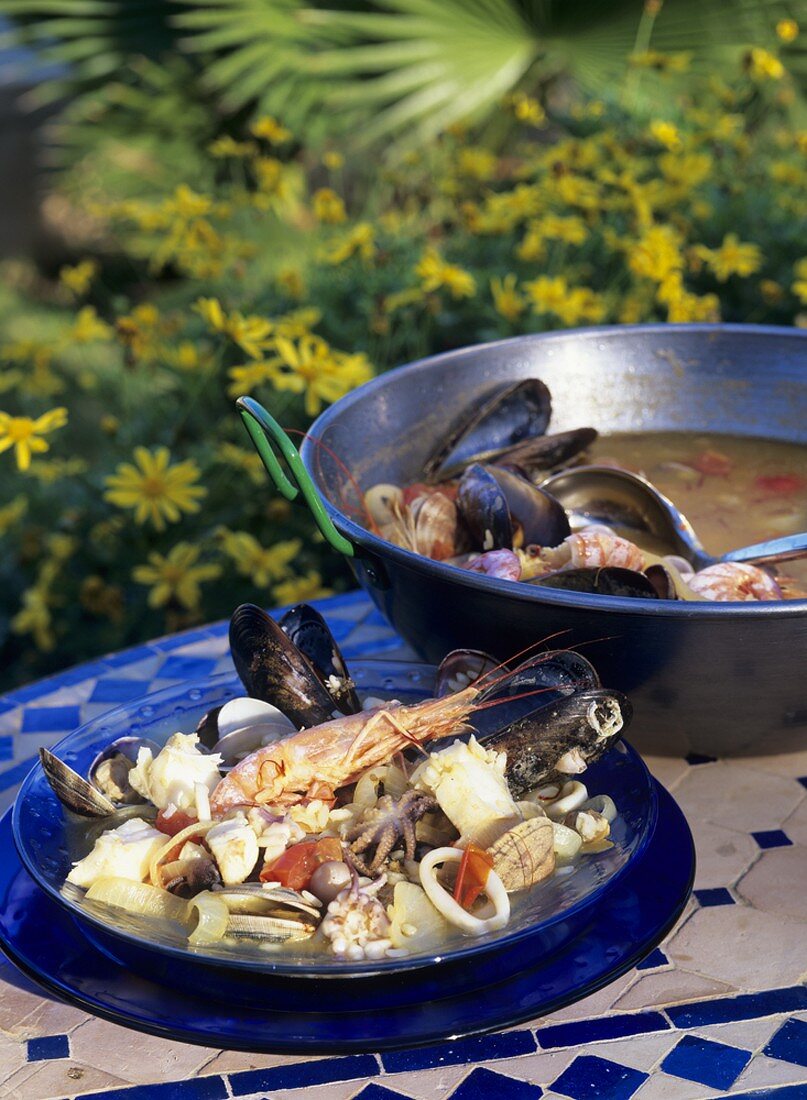 Fish and seafood stew