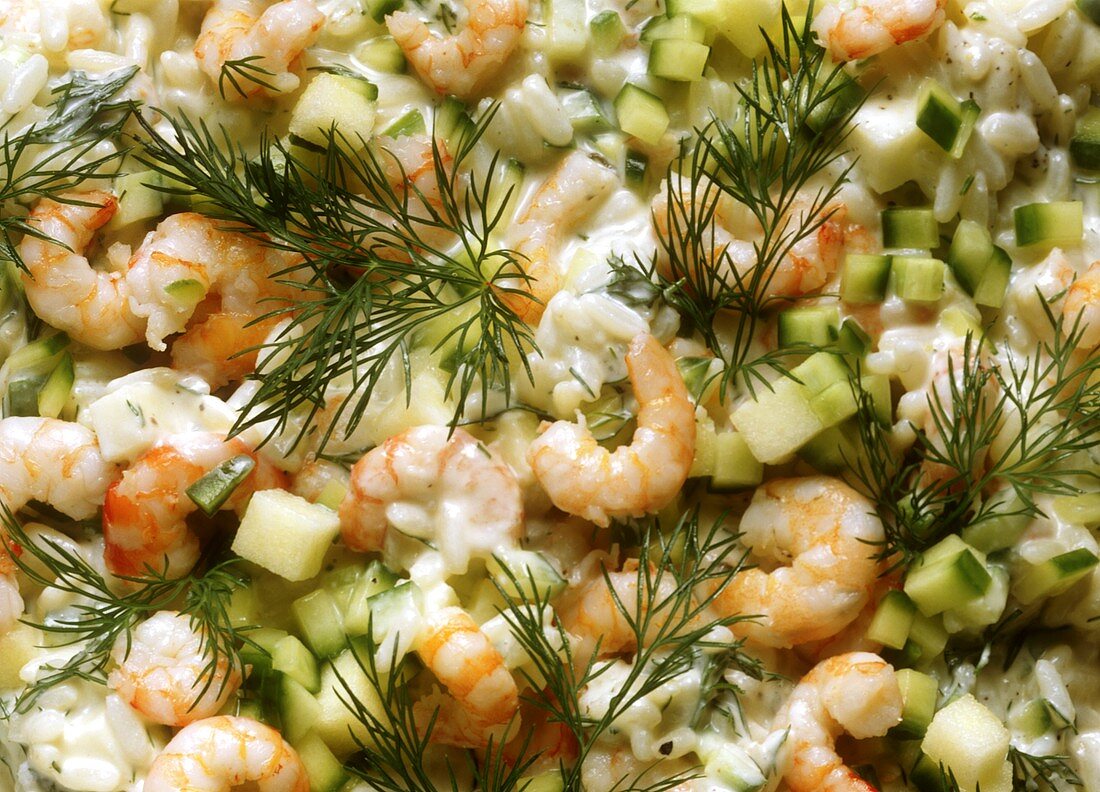 Rice Salad with Shrimp
