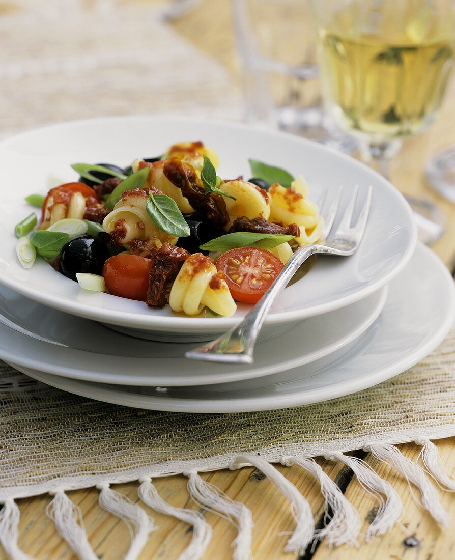 Nudelsalat mit Gemüse