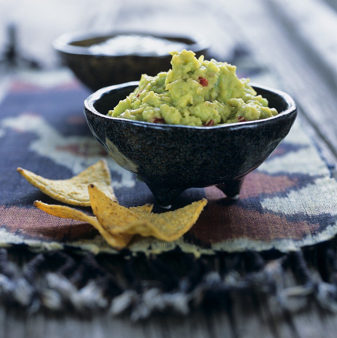 Guacamole mit Nachos