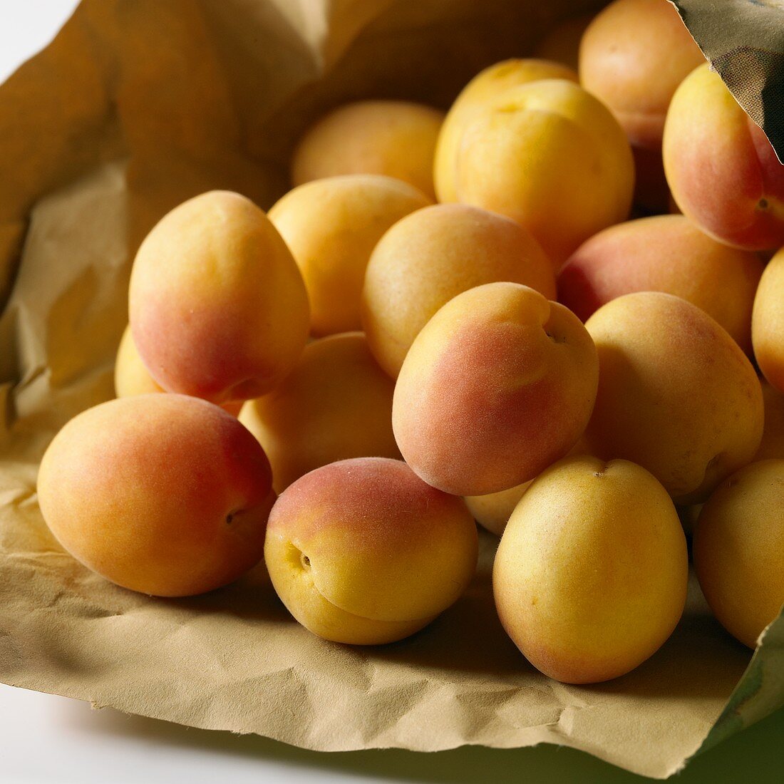 Apricots in a paper bag