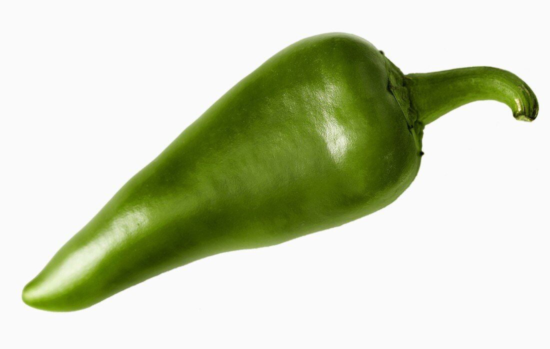 Ein grüner Spitzpaprika