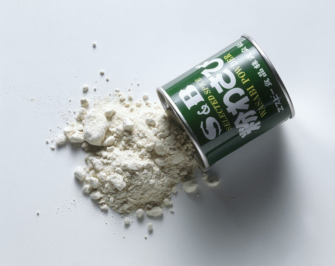 Wasabi powder in a can