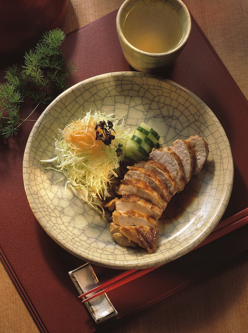 Teriyaki Chicken with small Salad