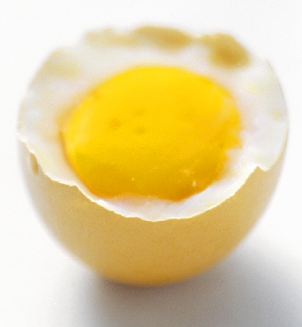 Weichgekochtes Ei in der Eierschale