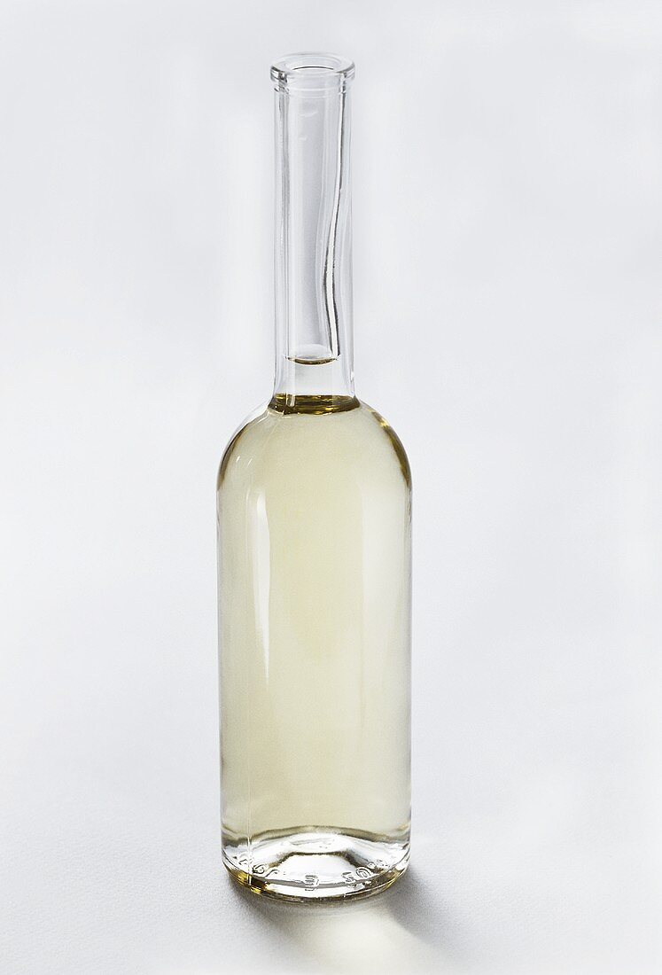 white Vinegar in a Glass Bottle