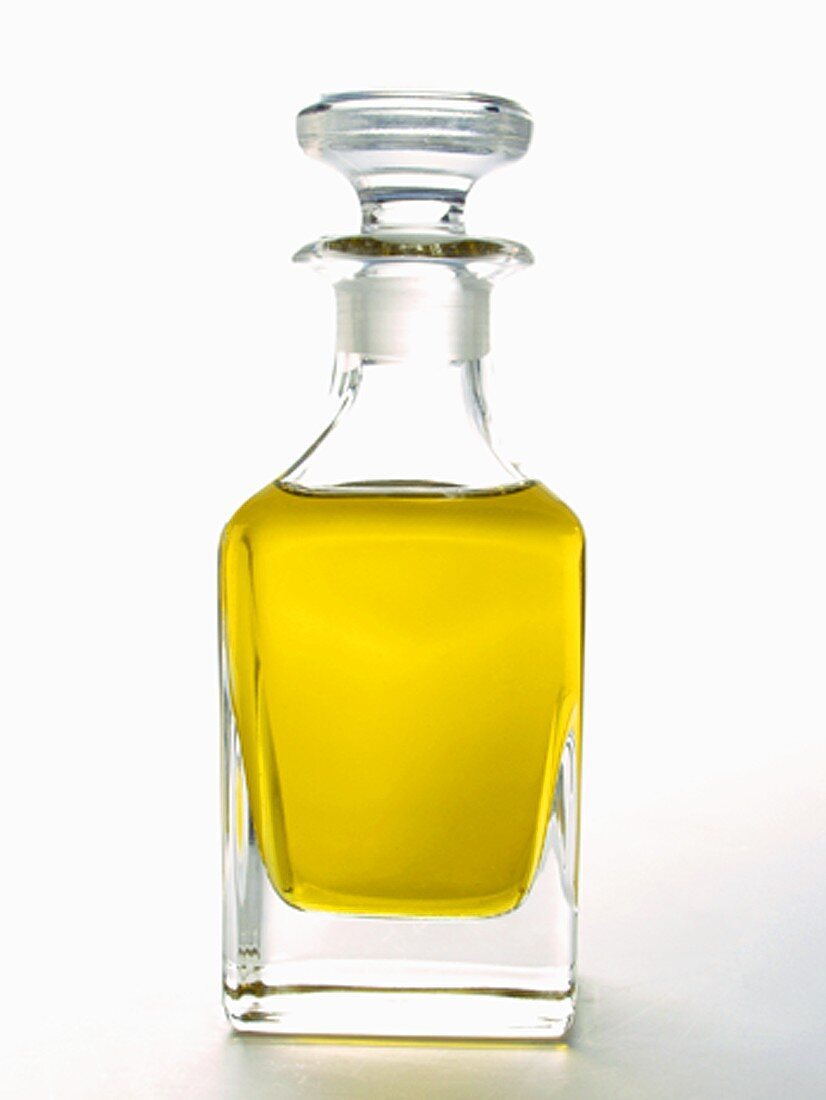 Olivenöl im Glasfläschchen