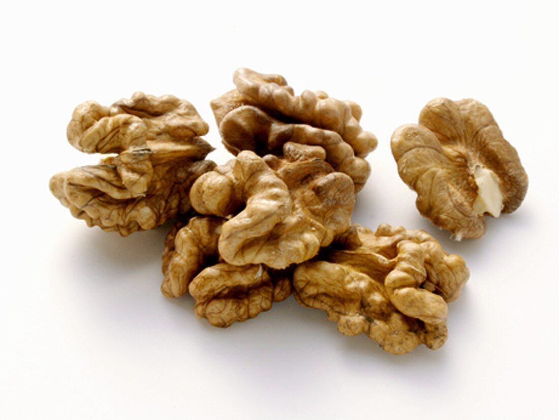 A Pile of Shelled Walnuts