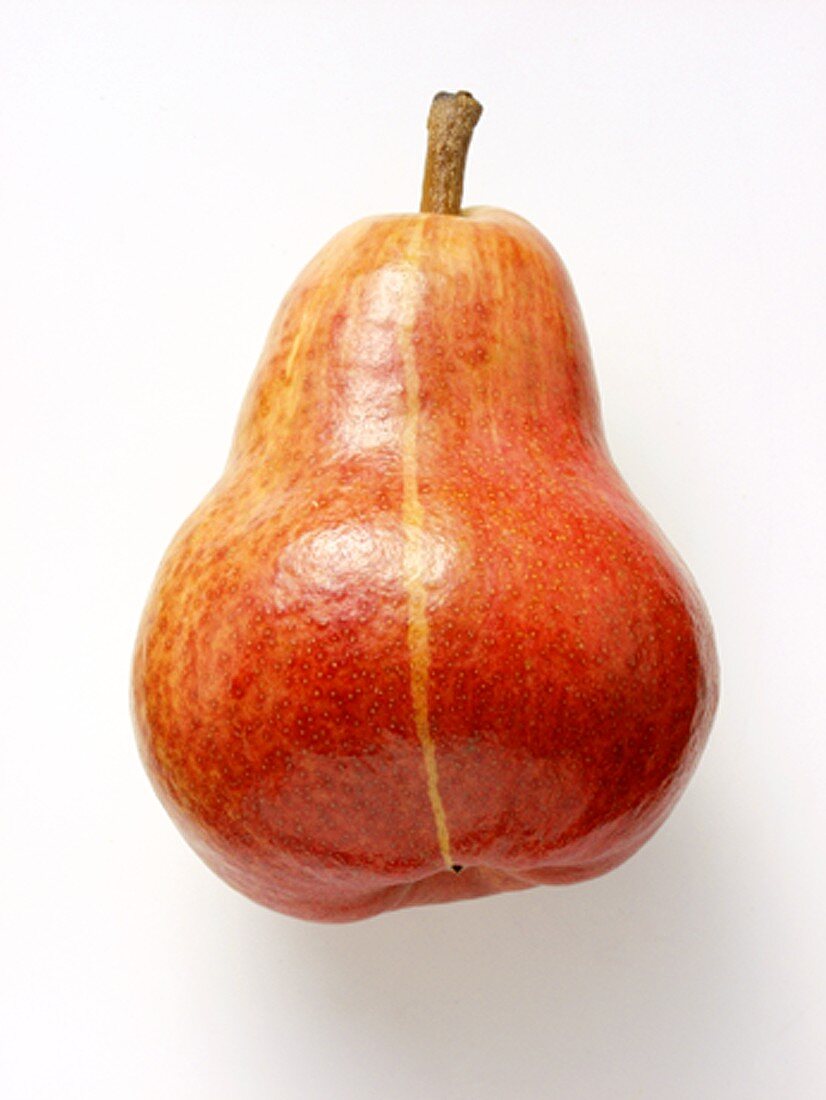 A Red Bartlett Pear