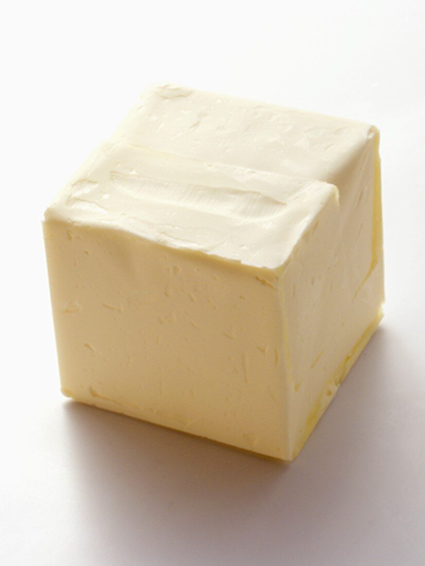 A Cube of Wrapped Butter
