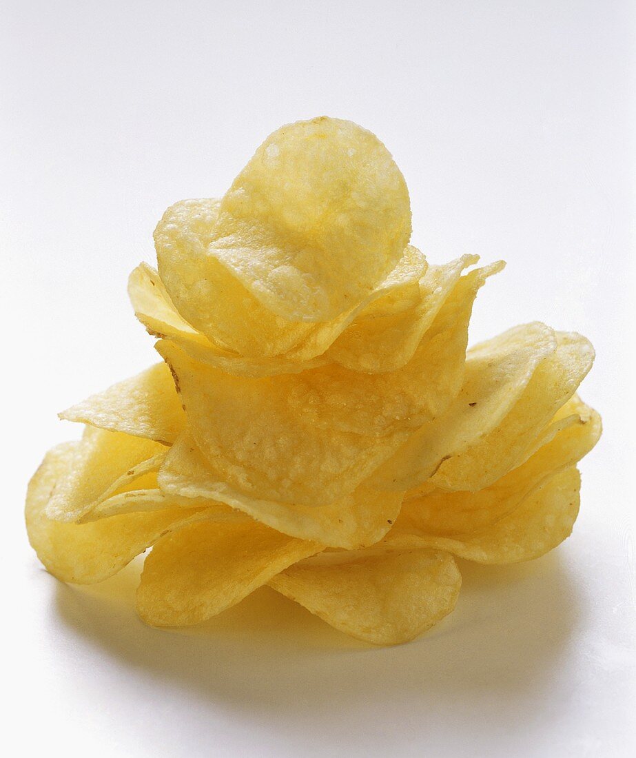 A Pile of Potato Chips