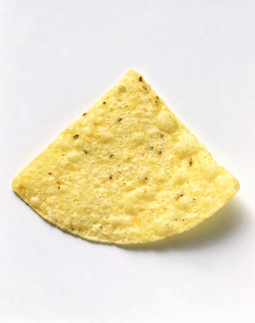 A White Corn Tortilla Chip