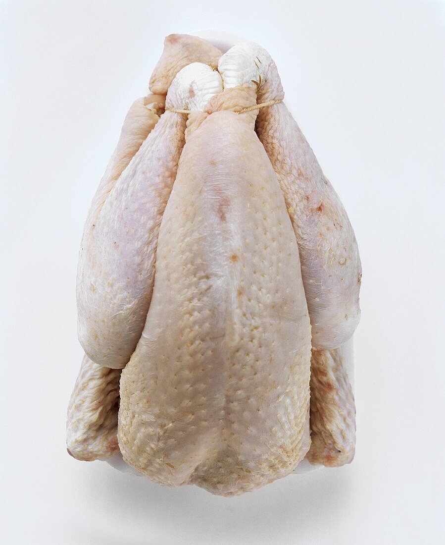 An Uncooked Roasting Chicken