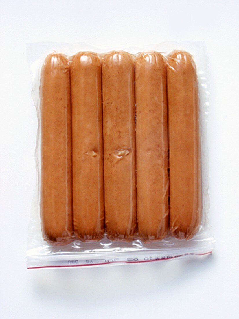 Wiener Würstchen in Verpackung