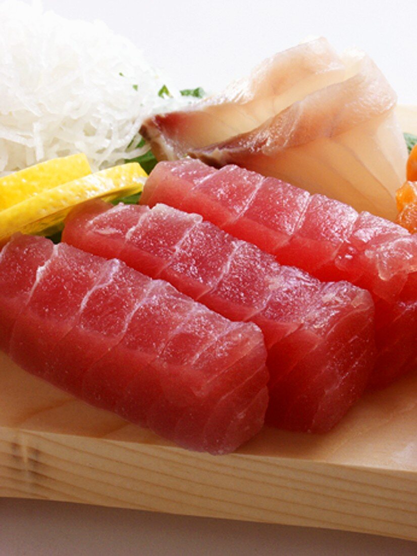 Sashimi mit Thunfisch