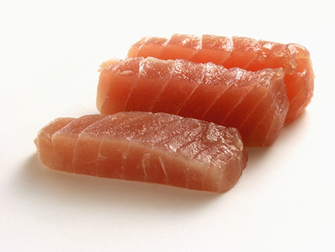 Rohes Thunfischfilet für Sashimi