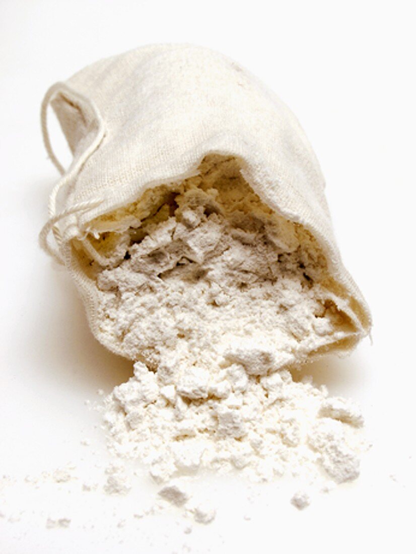 Flour Coming out of a Sack