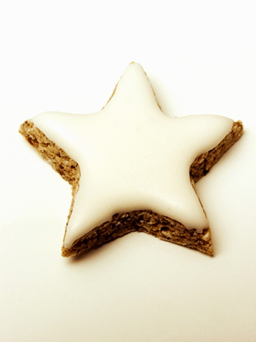One Frosted Star Cookie