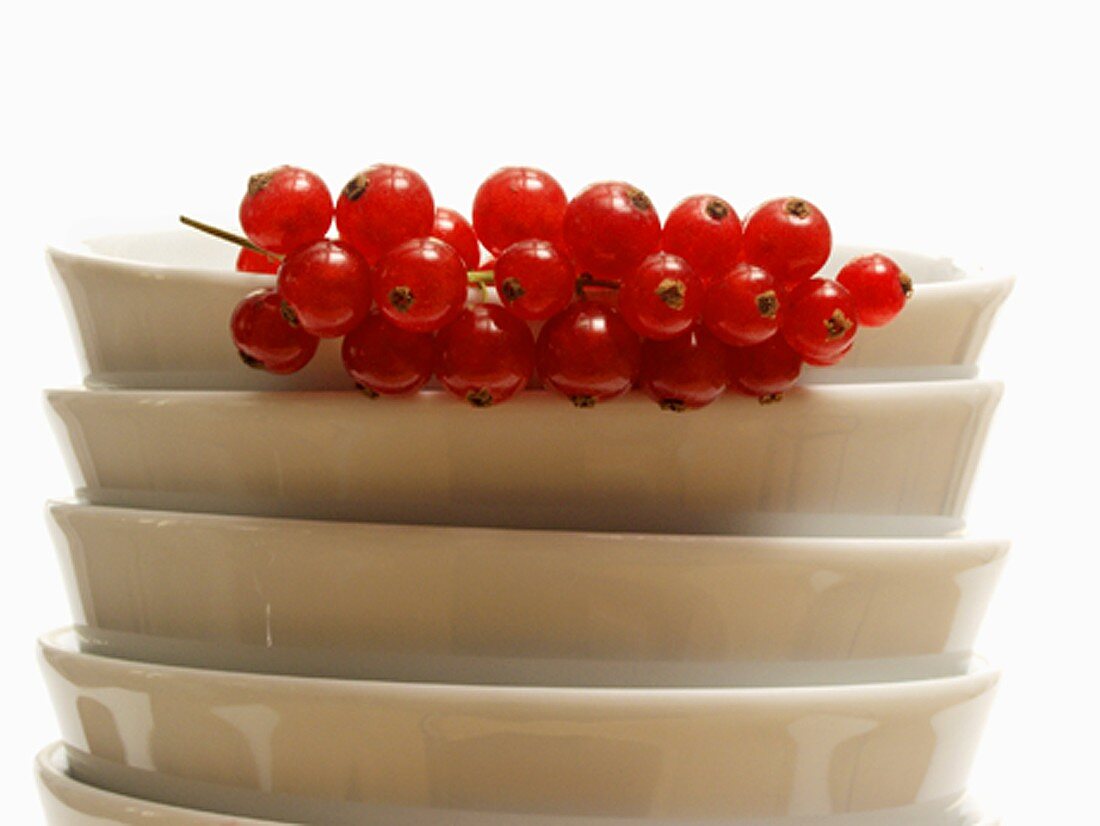 Stacked Bowls with Currants