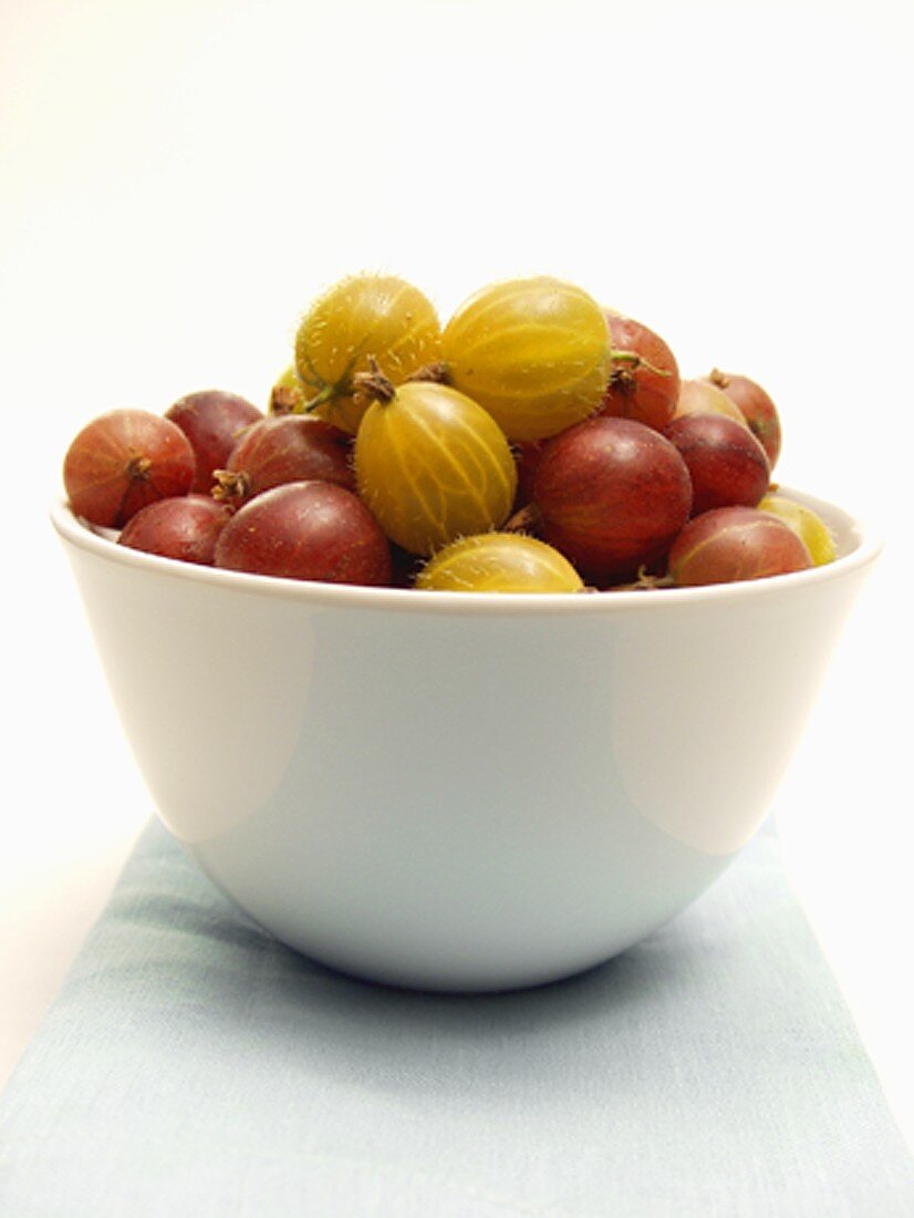 Gooseberries in a Bowl
