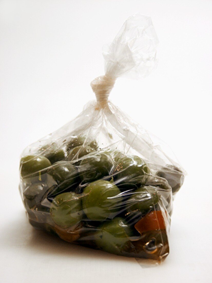 Bag of Green Olives