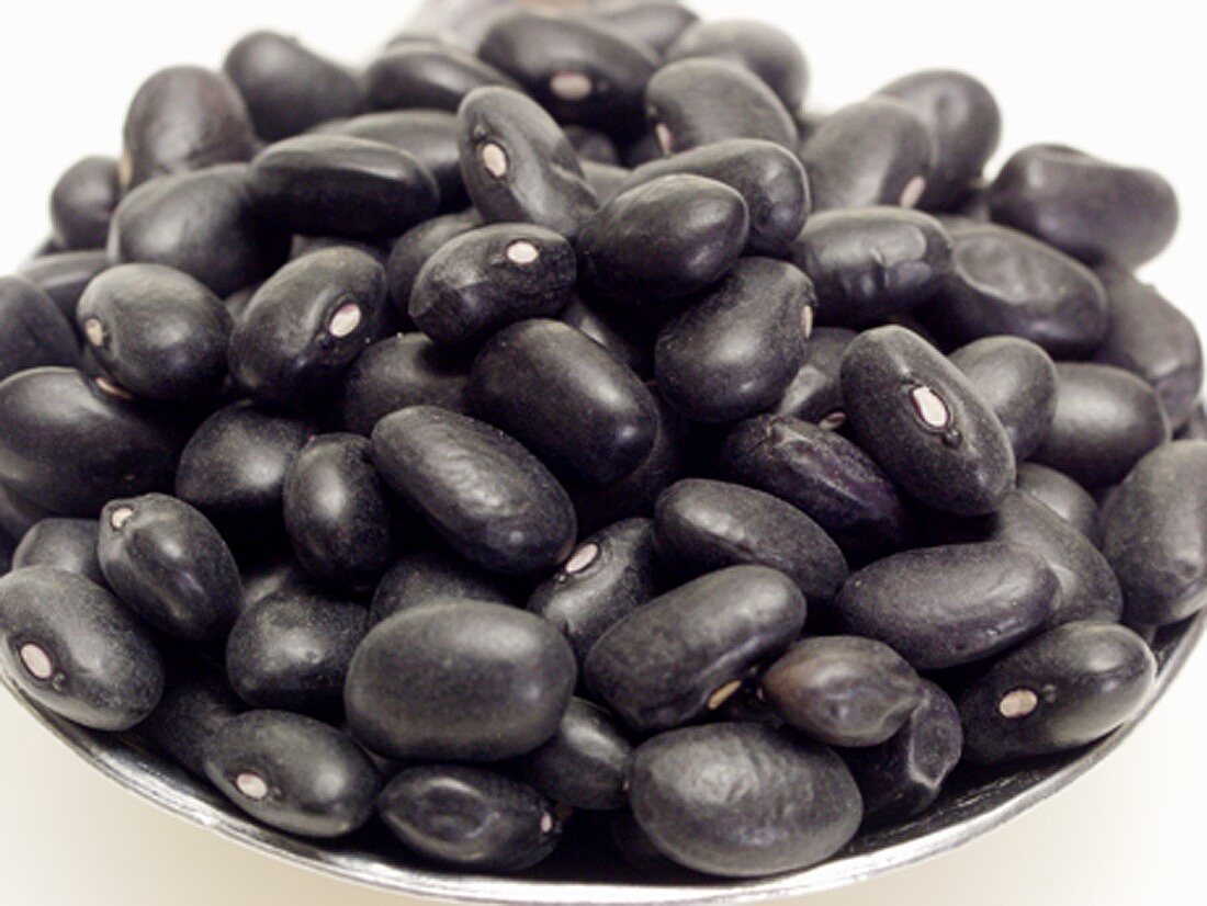 Black Beans in a Bowl