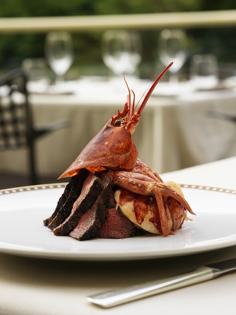 Surf and Turf (Lobster on beef fillet, USA)