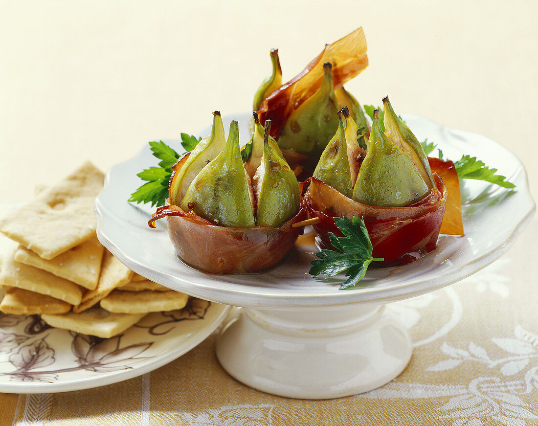 Prosciutto e fichi al Marsala (Figs with ham and Marsala)