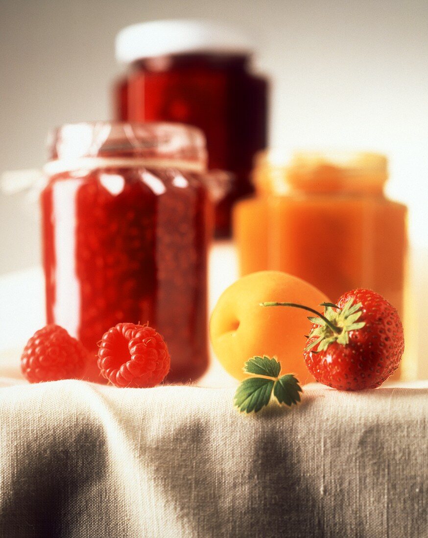Raspberry and Apricot Jam